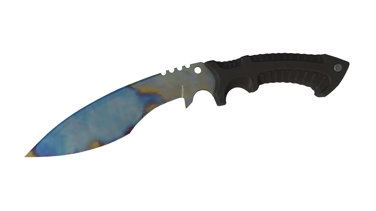 Kukri Knife | Case Hardened seed #74, front