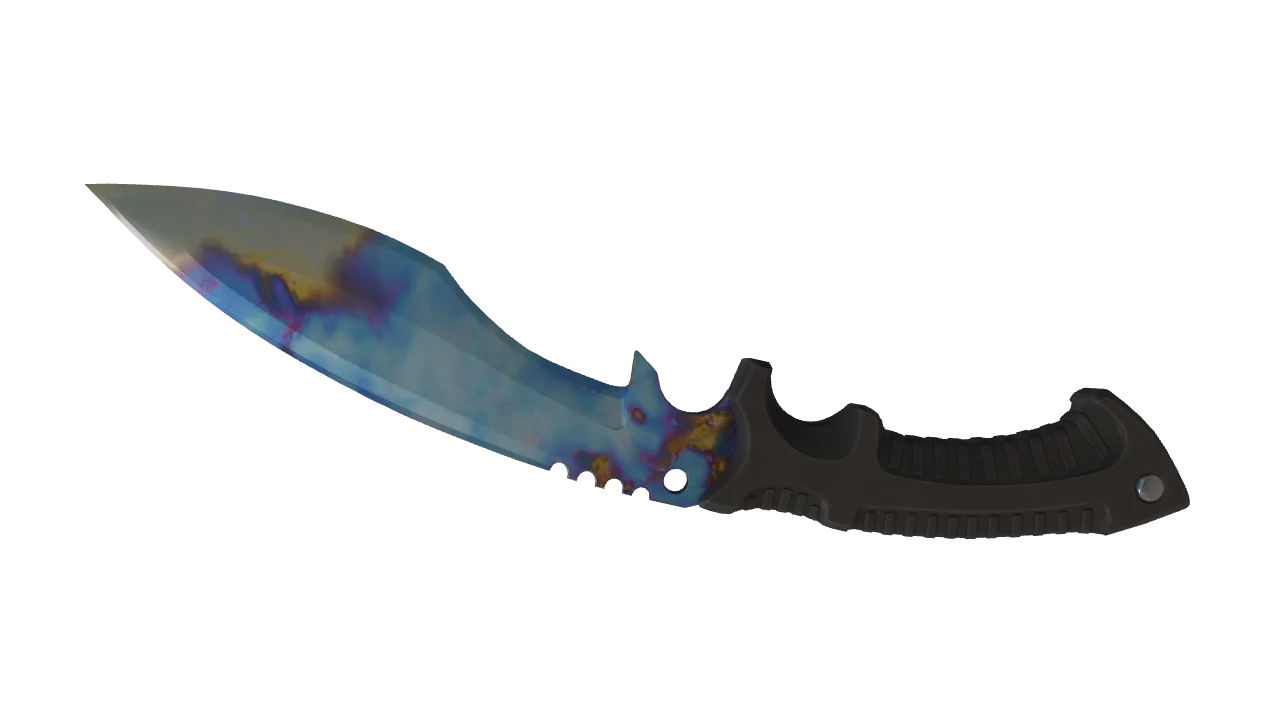 Kukri Knife | Case Hardened seed #749, back