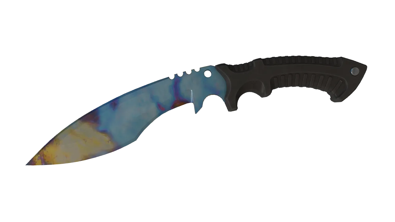 Kukri Knife | Case Hardened seed #768, front