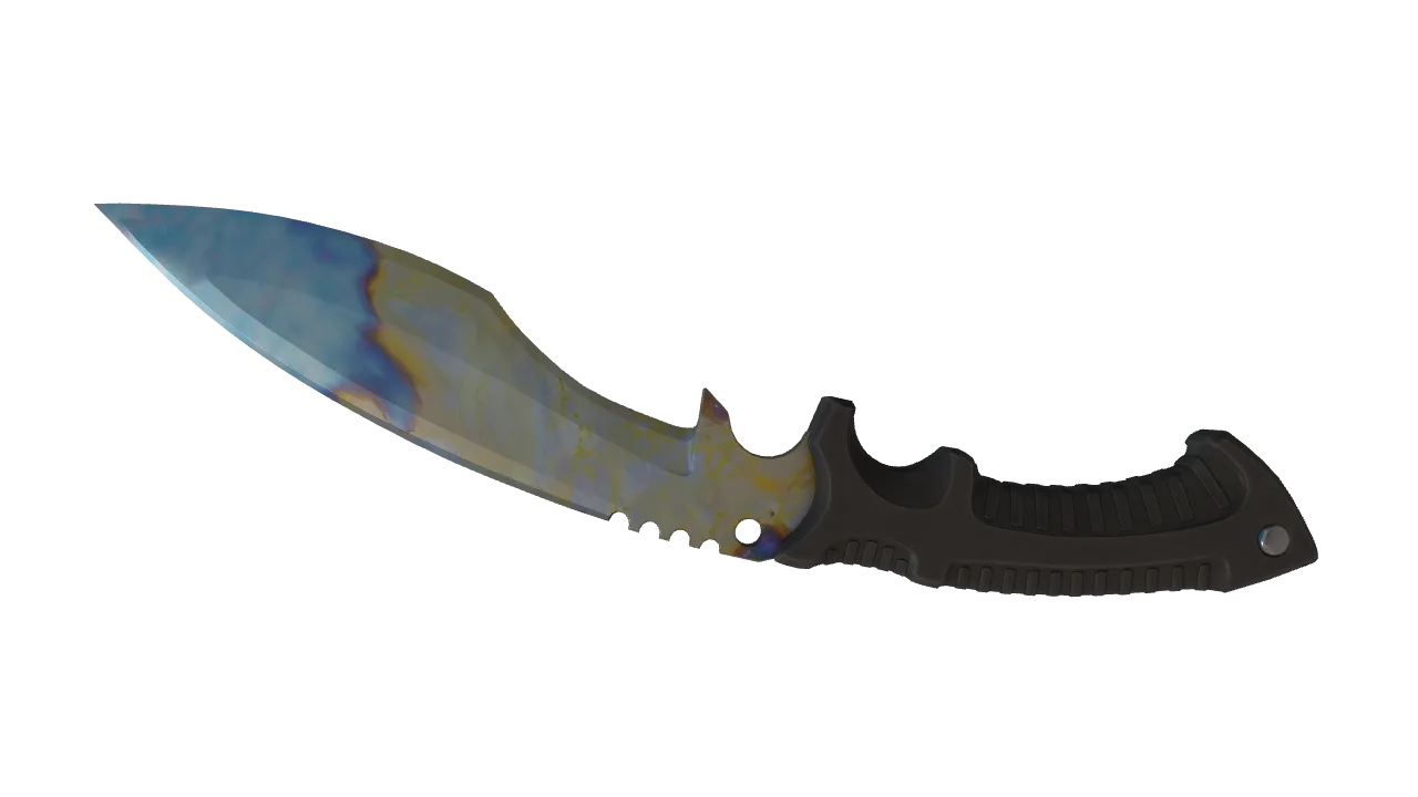 Kukri Knife | Case Hardened seed #775, back