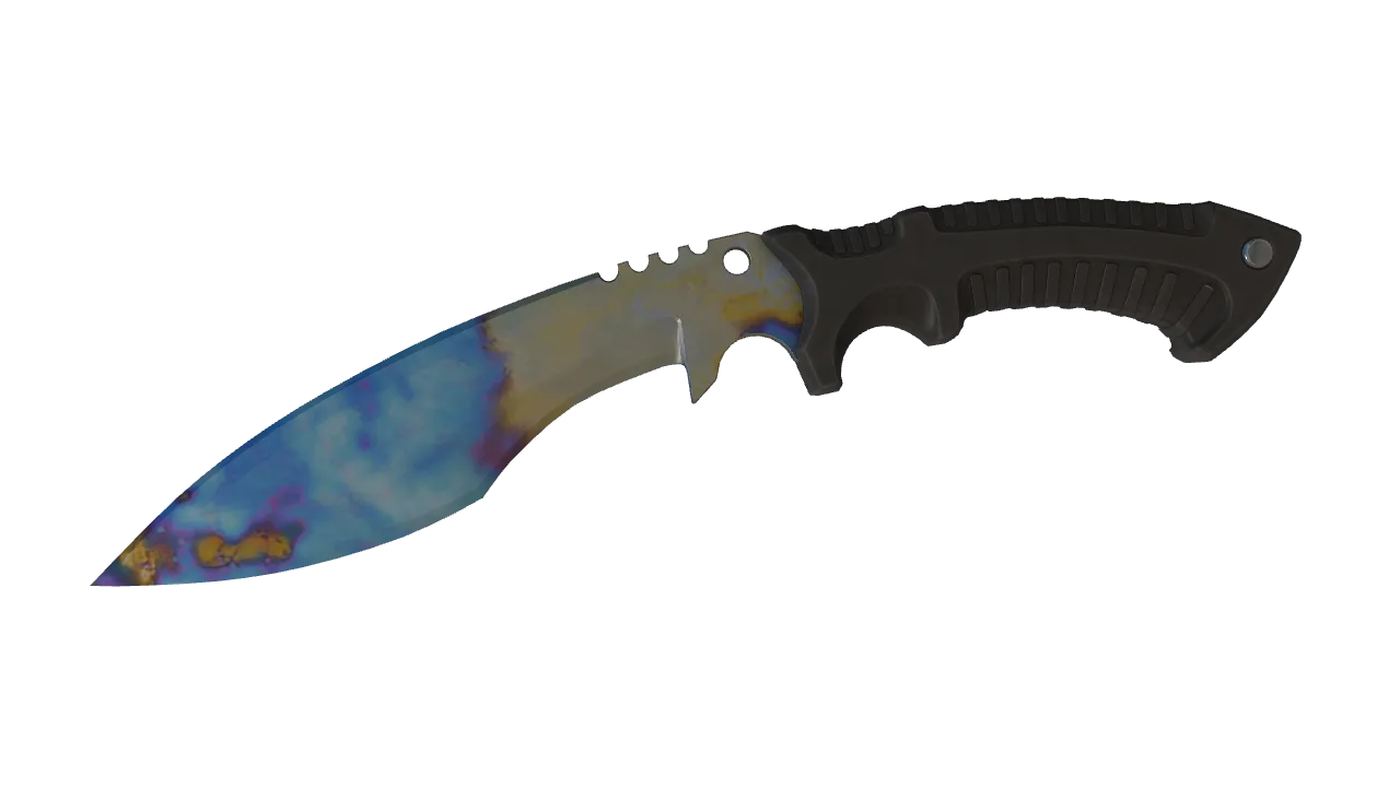 Kukri Knife | Case Hardened seed #776, front