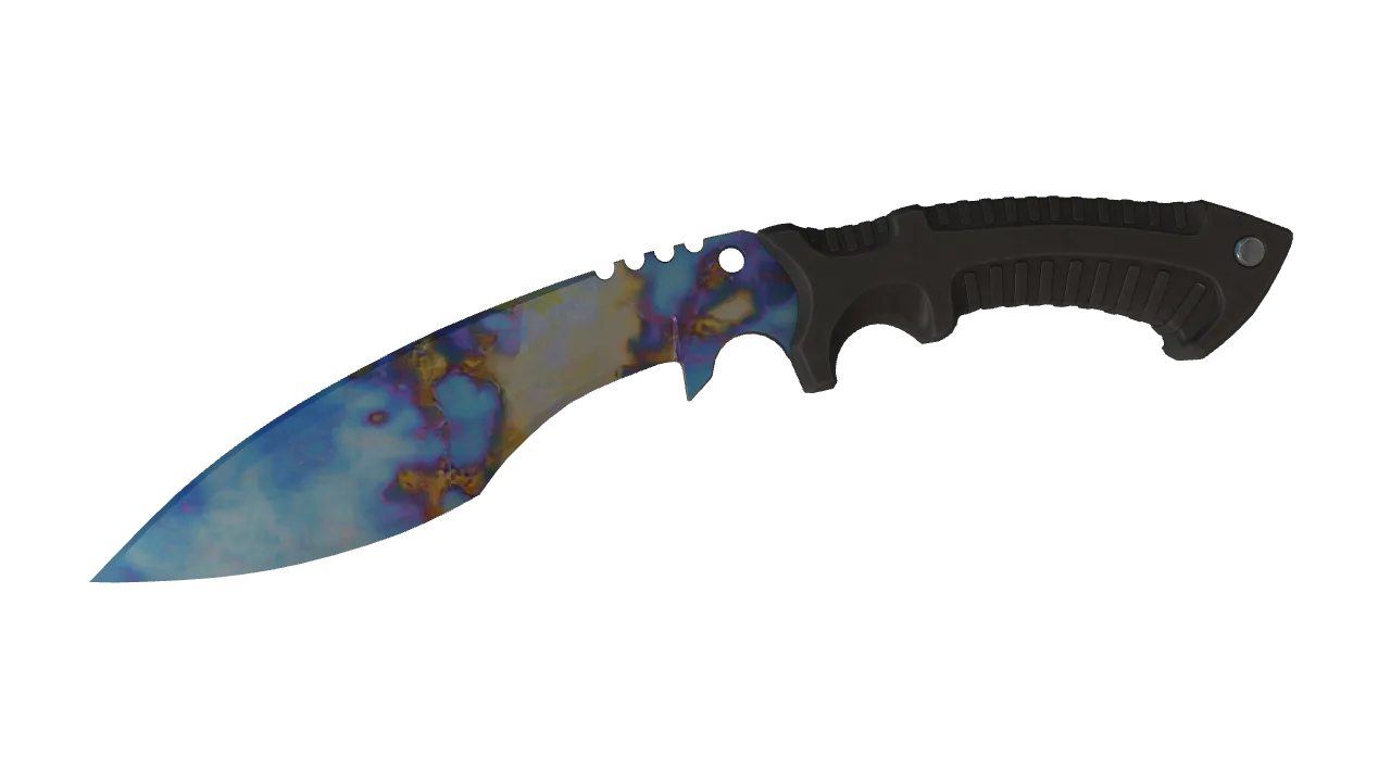 Kukri Knife | Case Hardened seed #782, front