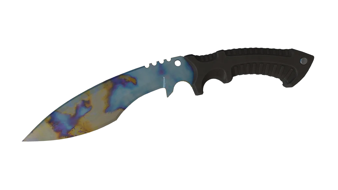 Kukri Knife | Case Hardened seed #788, front