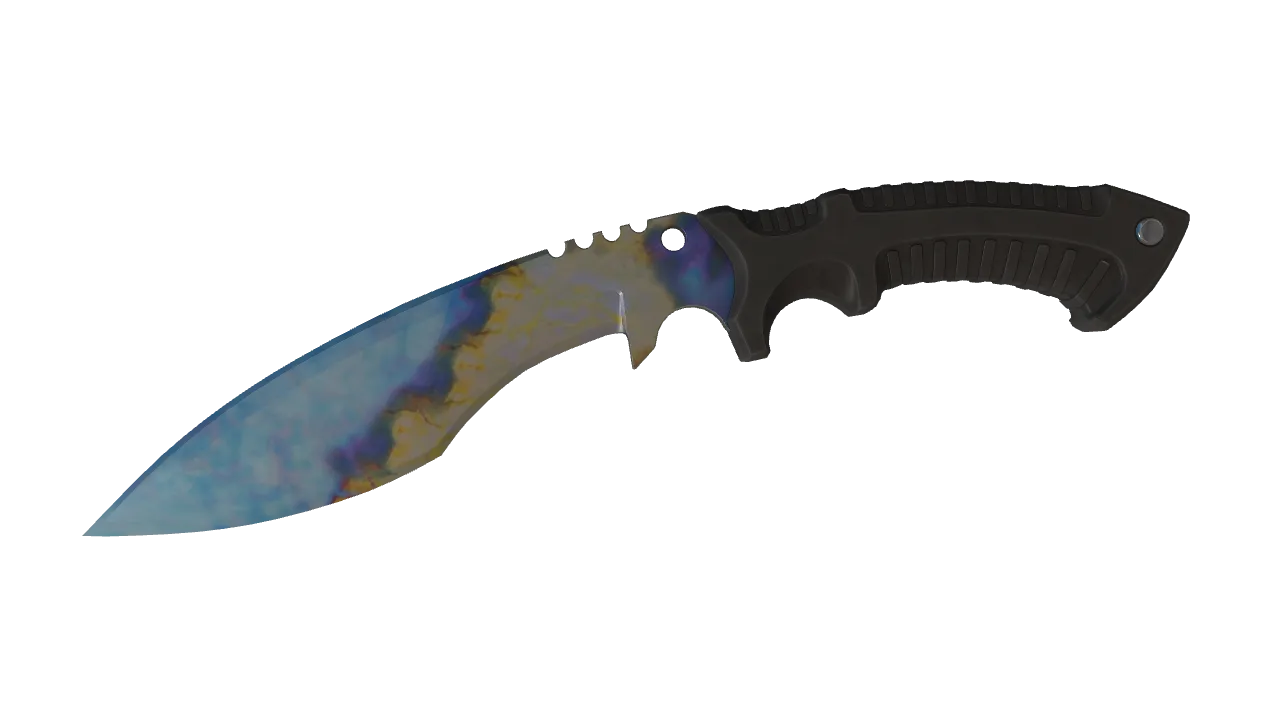 Kukri Knife | Case Hardened seed #798, front