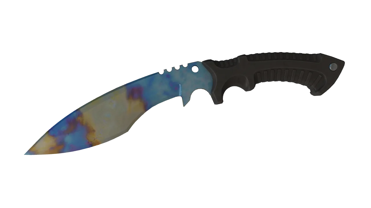 Kukri Knife | Case Hardened seed #801, front