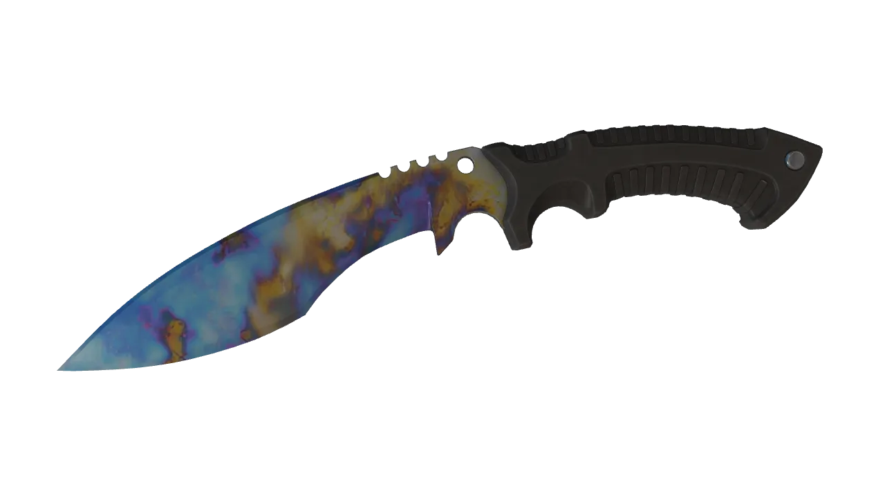 Kukri Knife | Case Hardened seed #803, front