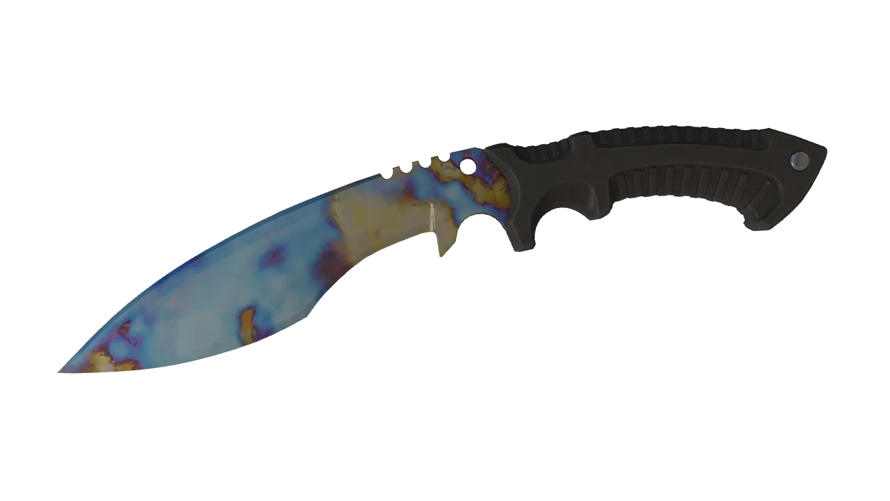 Kukri Knife | Case Hardened seed #809, front