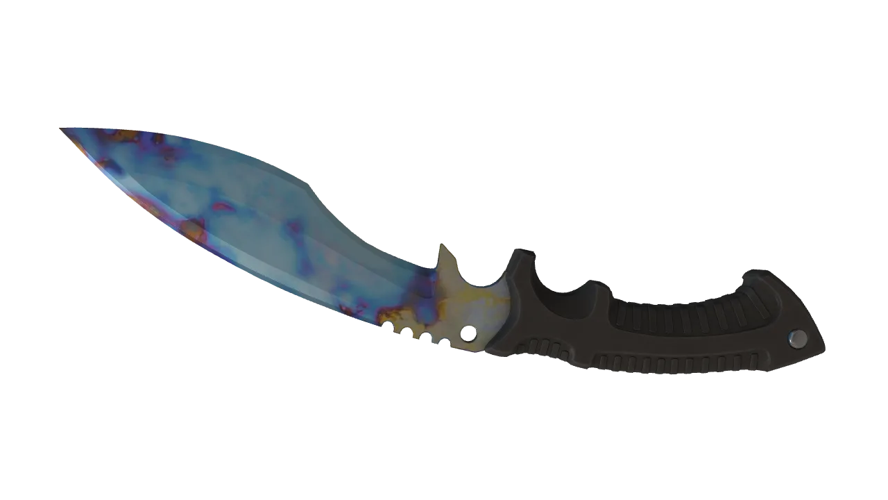 Kukri Knife | Case Hardened seed #811, back