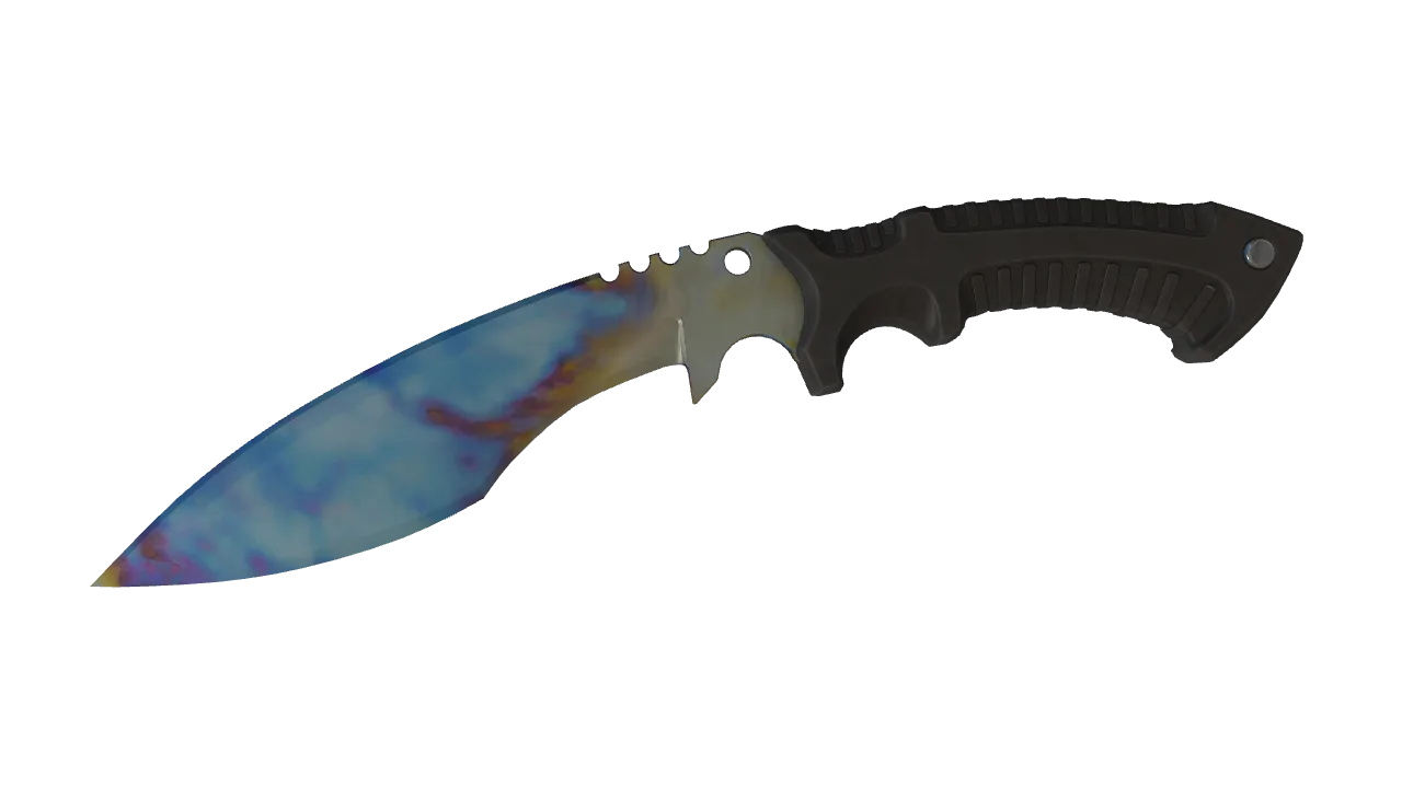 Kukri Knife | Case Hardened seed #811, front