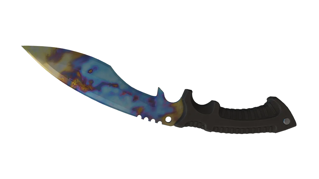 Kukri Knife | Case Hardened seed #816, back