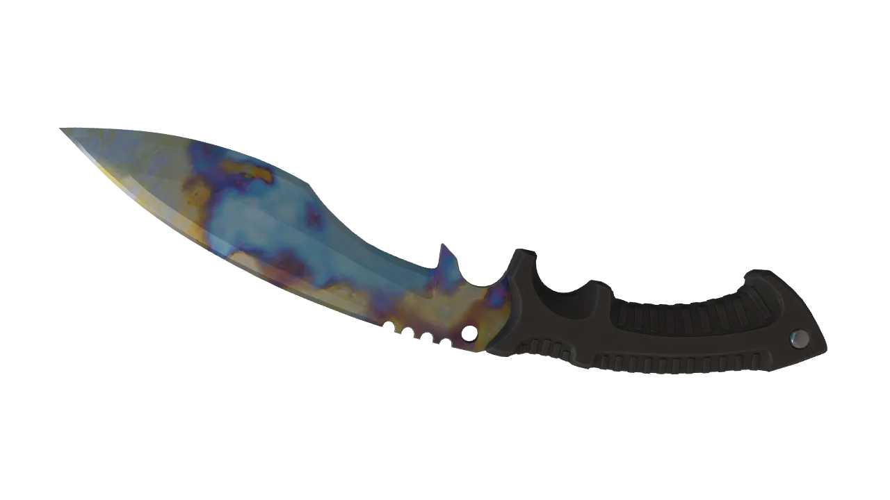 Kukri Knife | Case Hardened seed #820, back