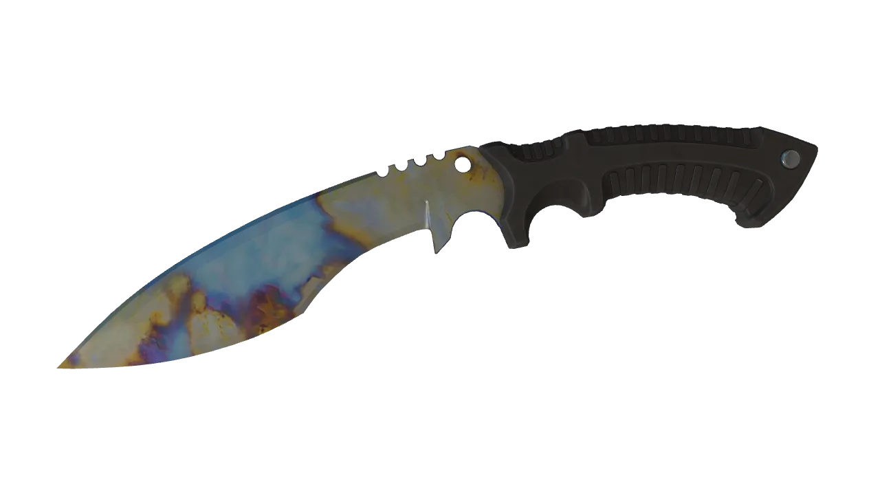 Kukri Knife | Case Hardened seed #823, front