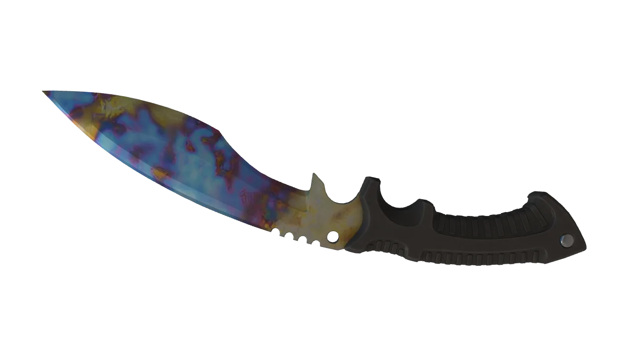 Kukri Knife | Case Hardened seed #826, back
