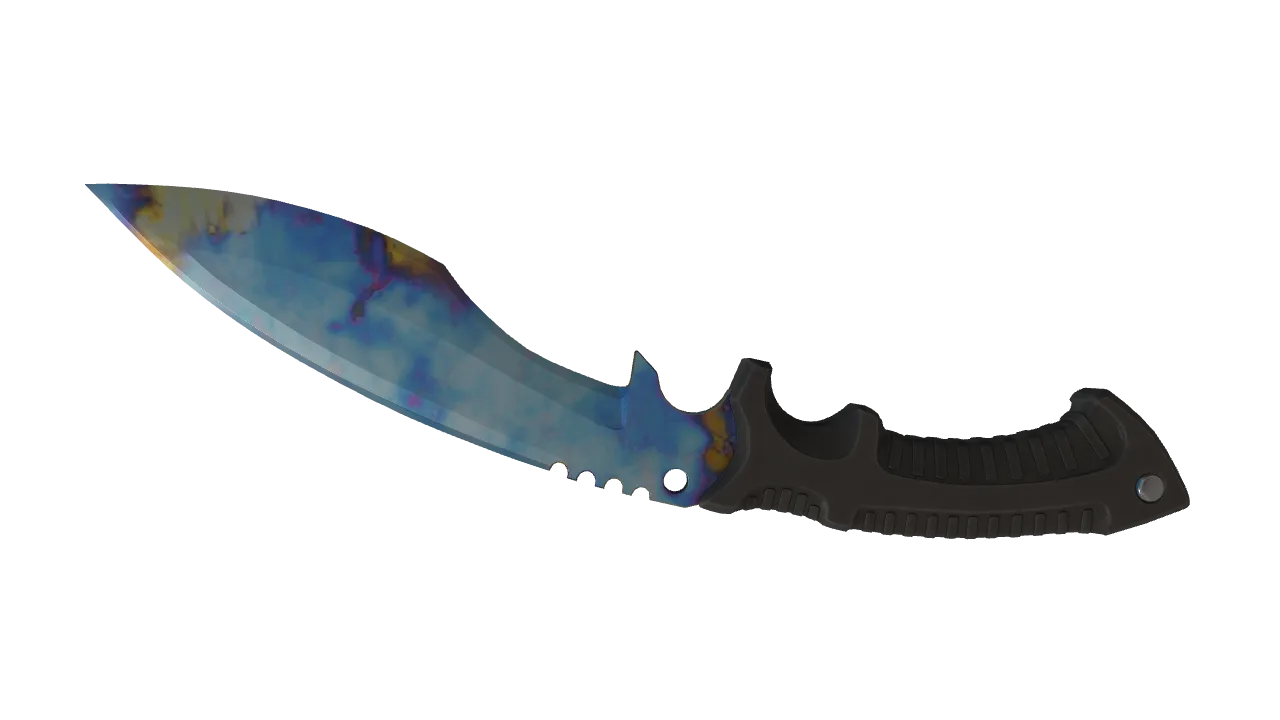 Kukri Knife | Case Hardened seed #838, back