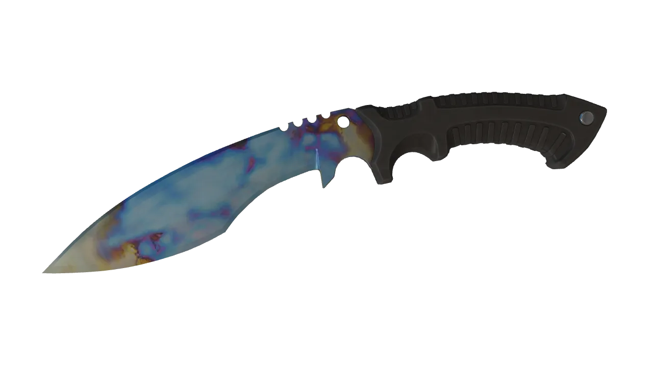 Kukri Knife | Case Hardened seed #846, front