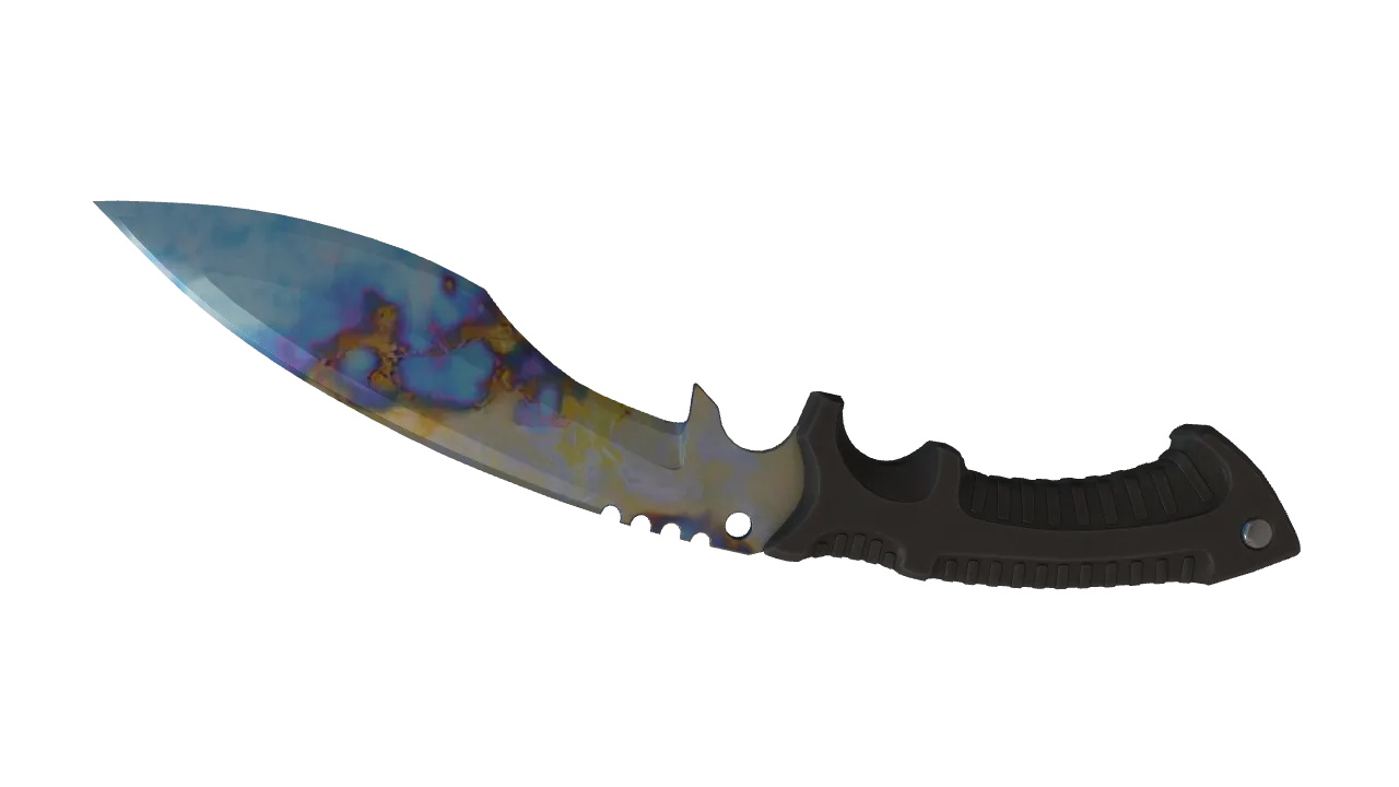 Kukri Knife | Case Hardened seed #849, back