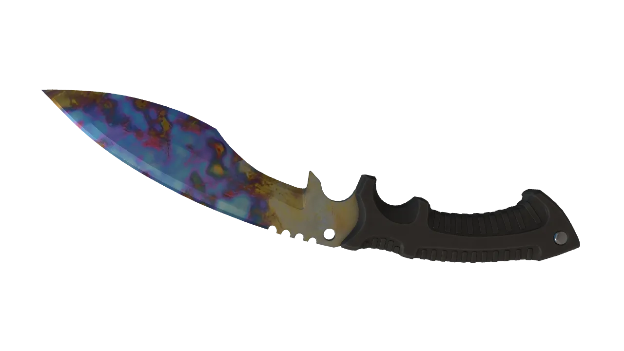 Kukri Knife | Case Hardened seed #85, back