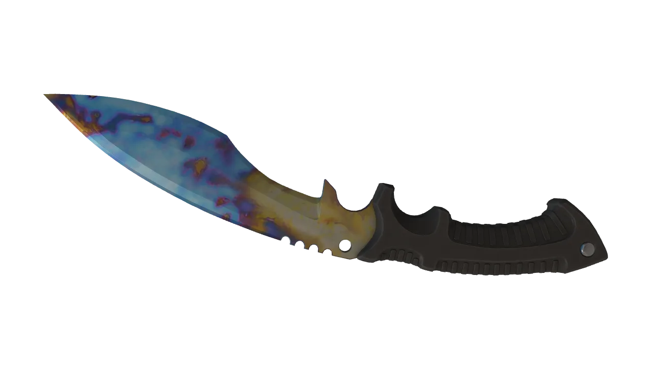 Kukri Knife | Case Hardened seed #852, back