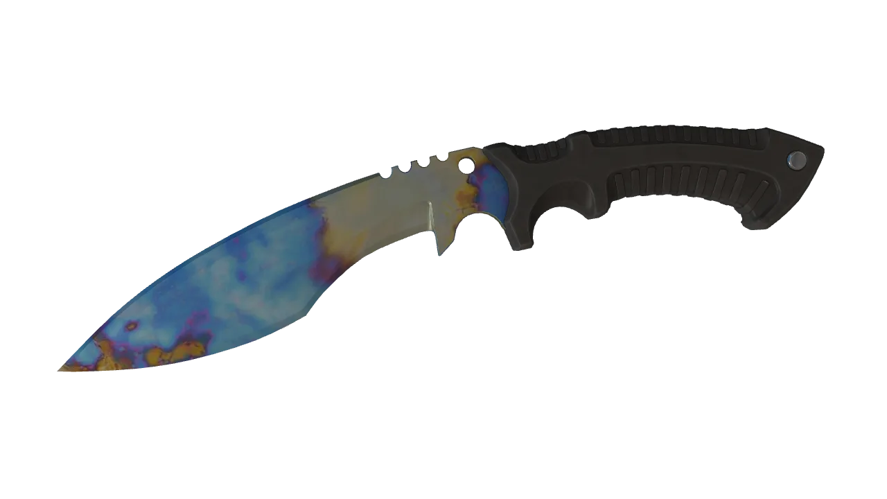 Kukri Knife | Case Hardened seed #853, front