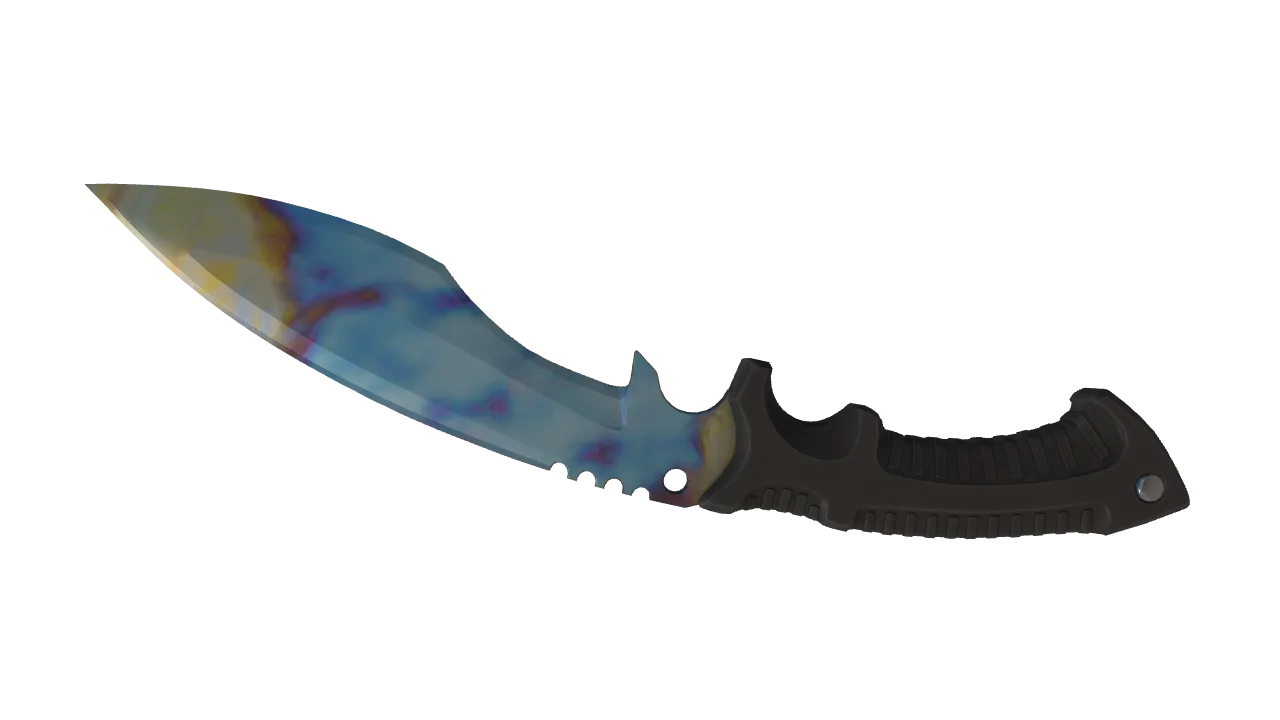 Kukri Knife | Case Hardened seed #854, back