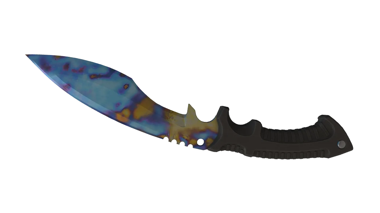 Kukri Knife | Case Hardened seed #875, back