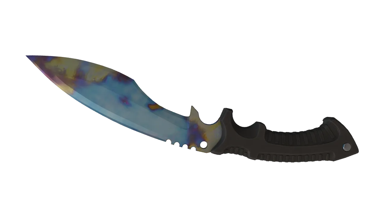 Kukri Knife | Case Hardened seed #885, back