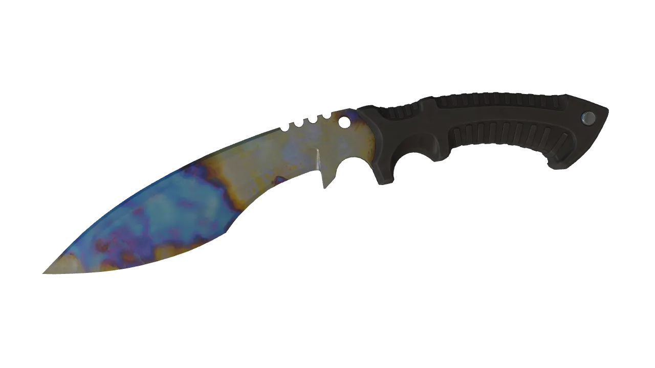 Kukri Knife | Case Hardened seed #888, front