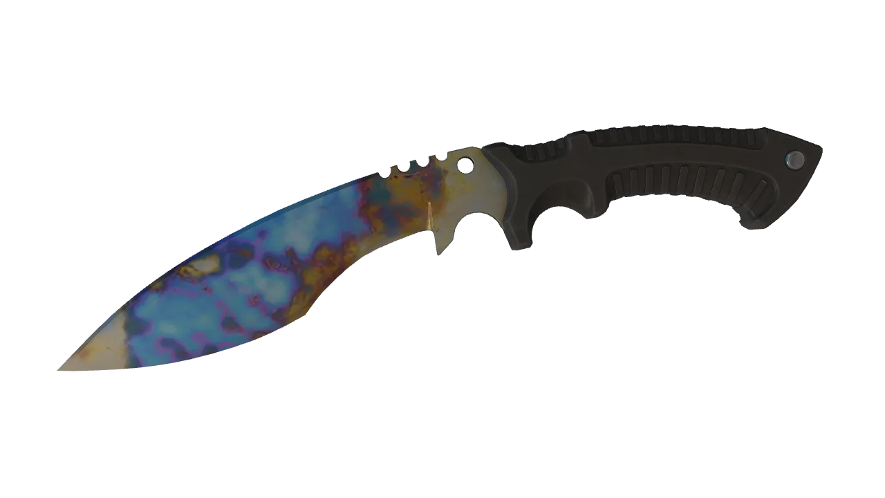 Kukri Knife | Case Hardened seed #89, front