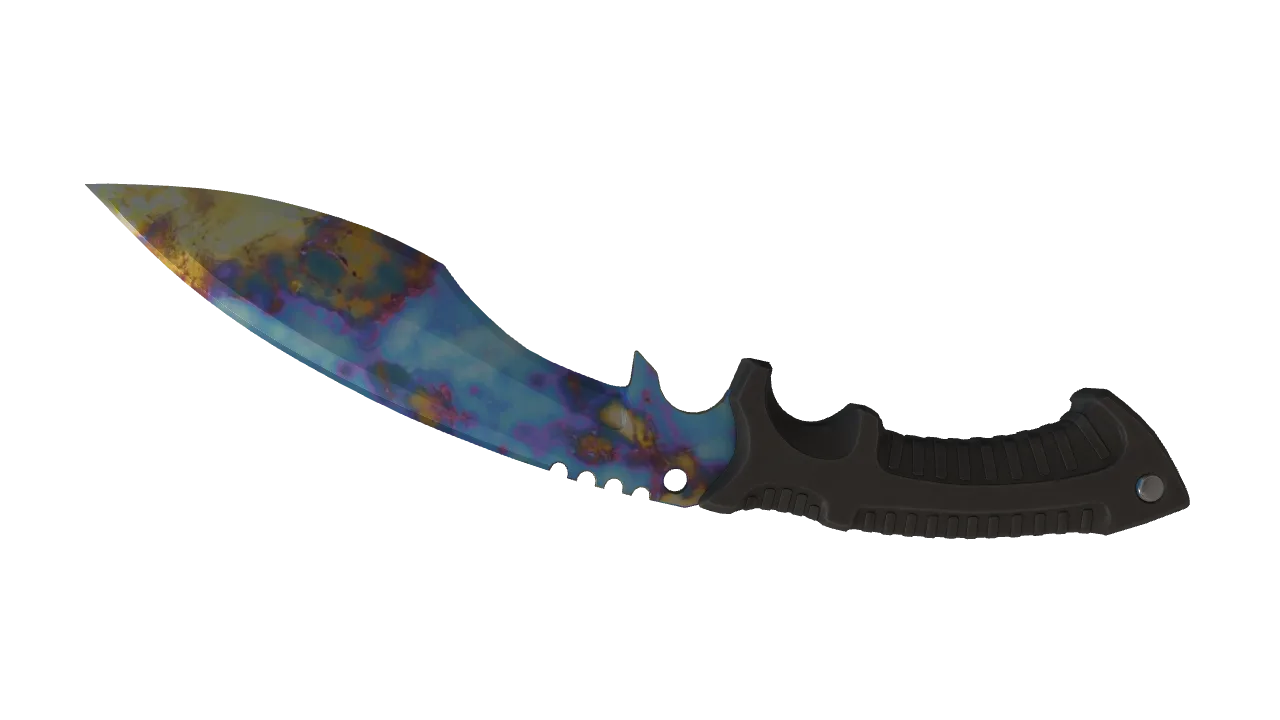 Kukri Knife | Case Hardened seed #893, back