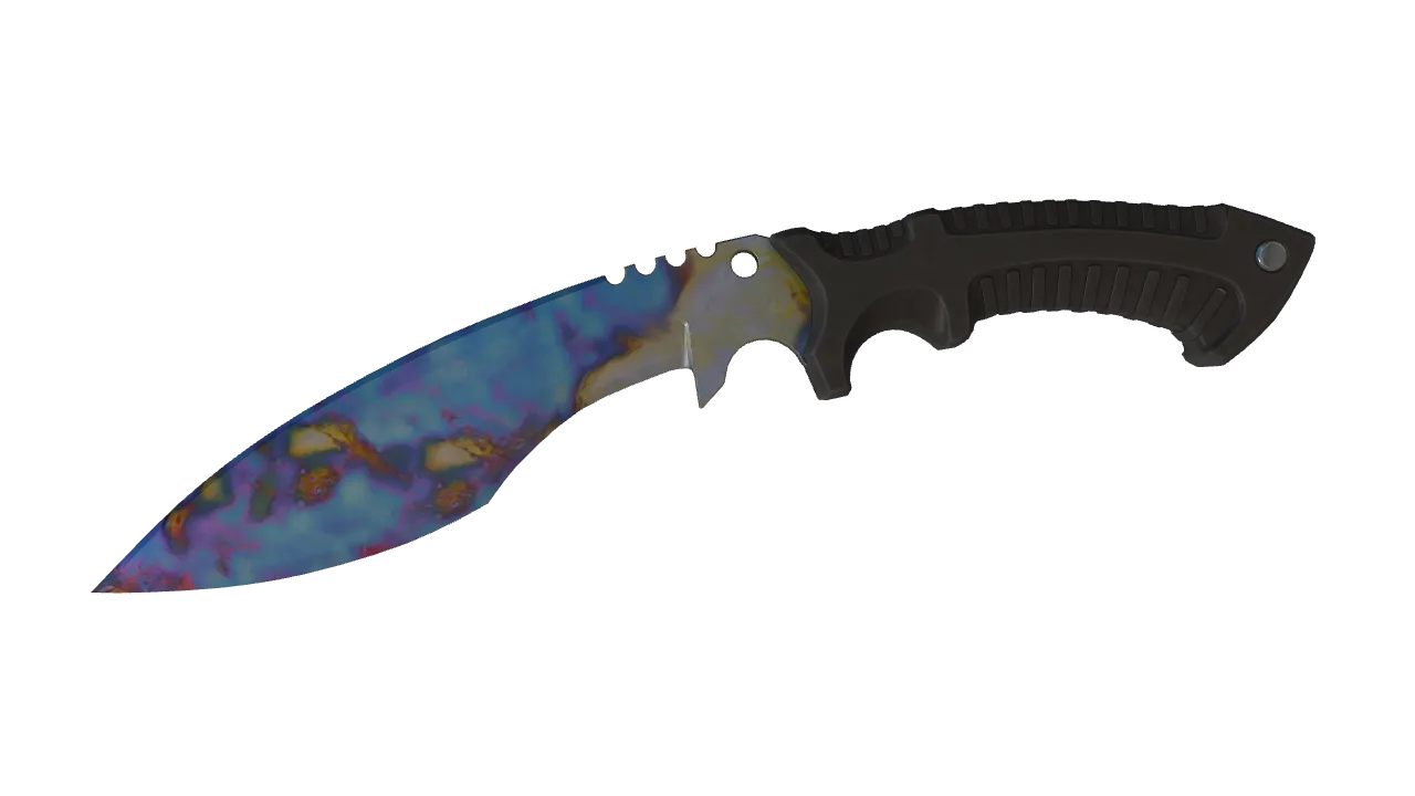 Kukri Knife | Case Hardened seed #893, front