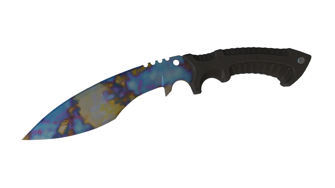 Kukri Knife | Case Hardened seed #899, front