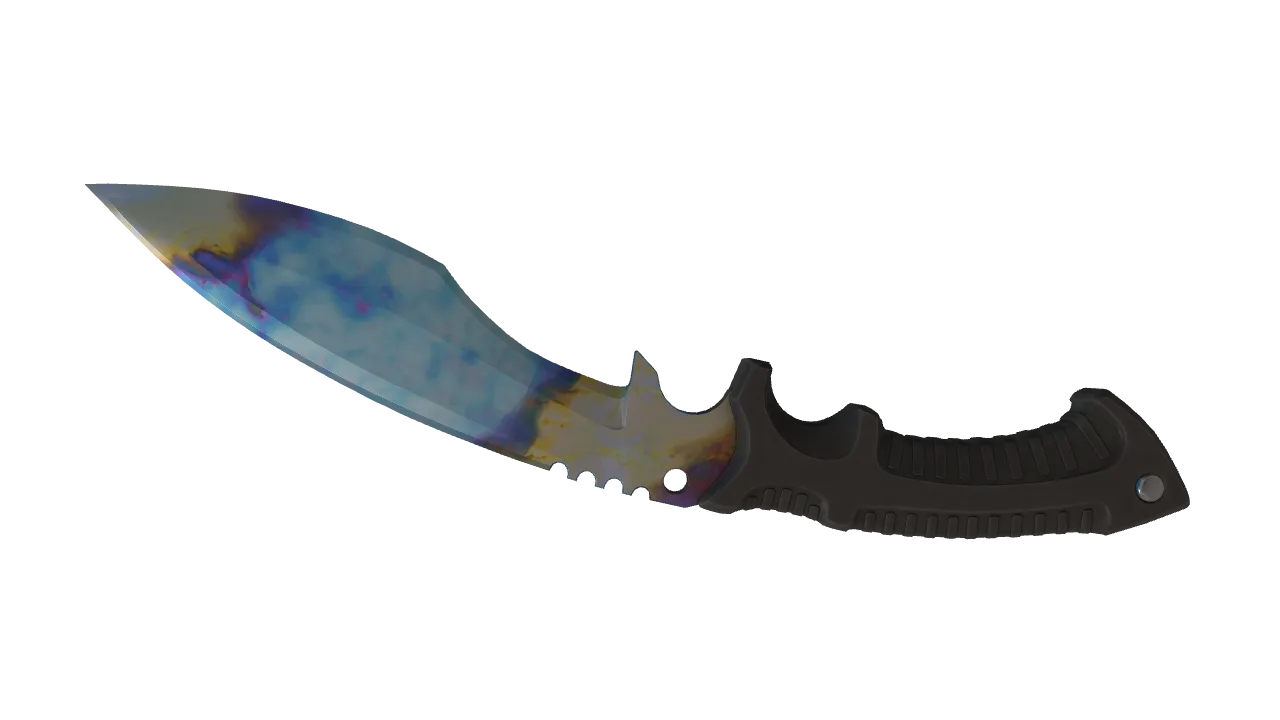 Kukri Knife | Case Hardened seed #902, back