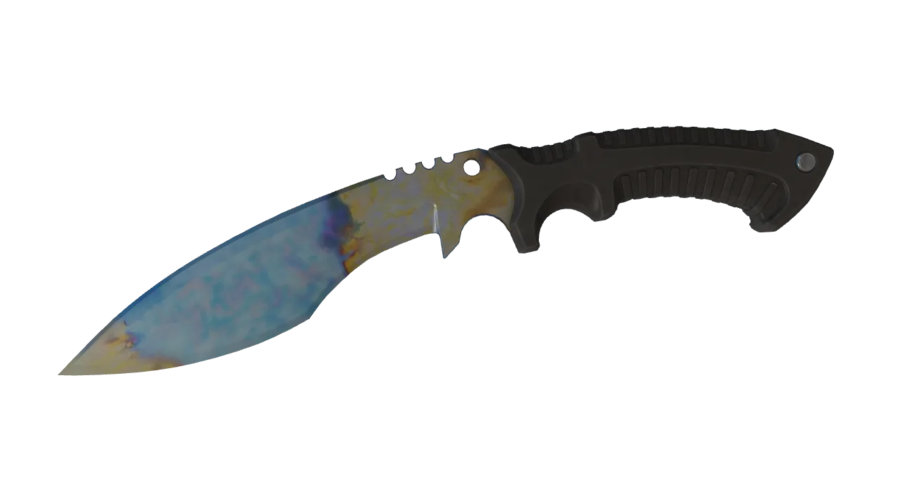 Kukri Knife | Case Hardened seed #902, front