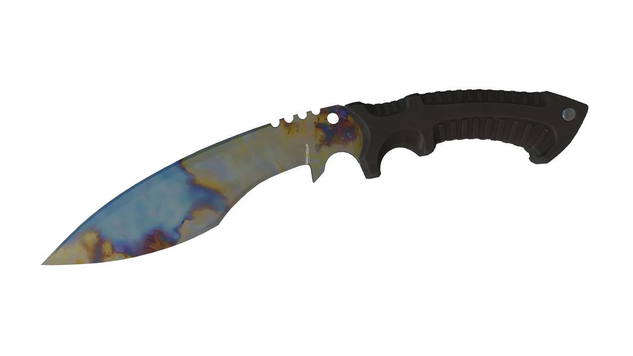 Kukri Knife | Case Hardened seed #905, front