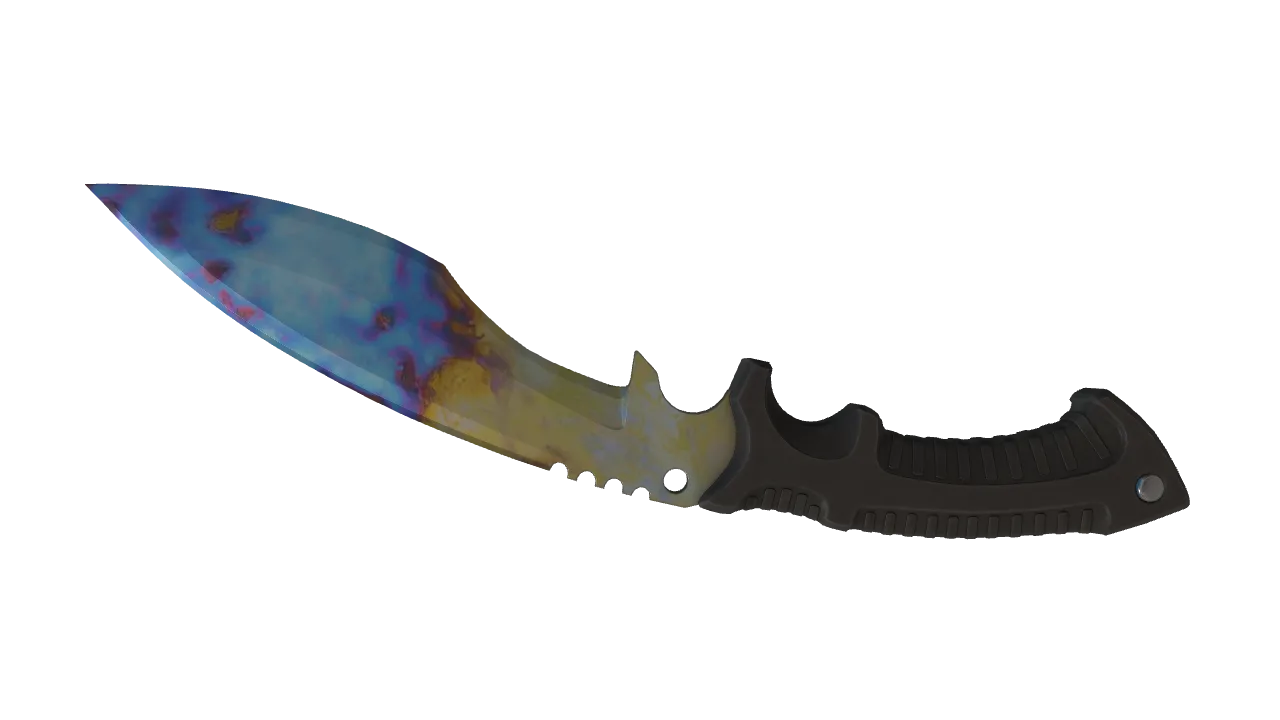 Kukri Knife | Case Hardened seed #914, back