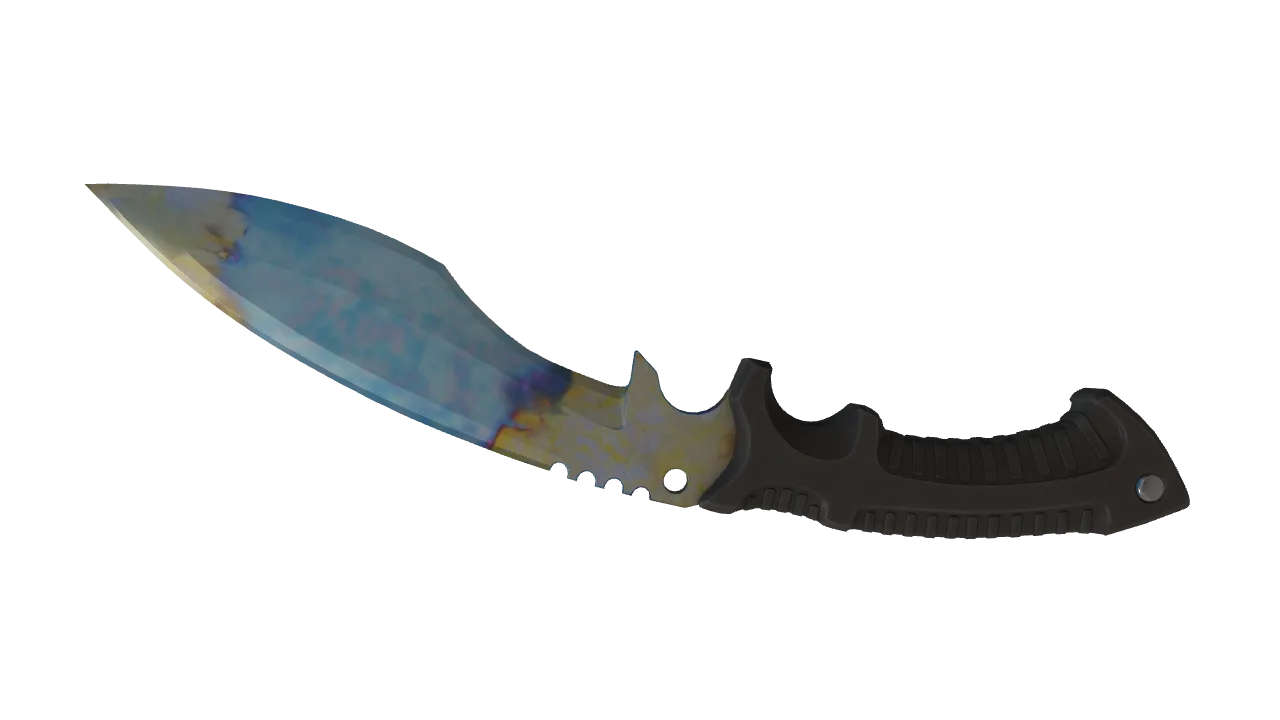 Kukri Knife | Case Hardened seed #916, back