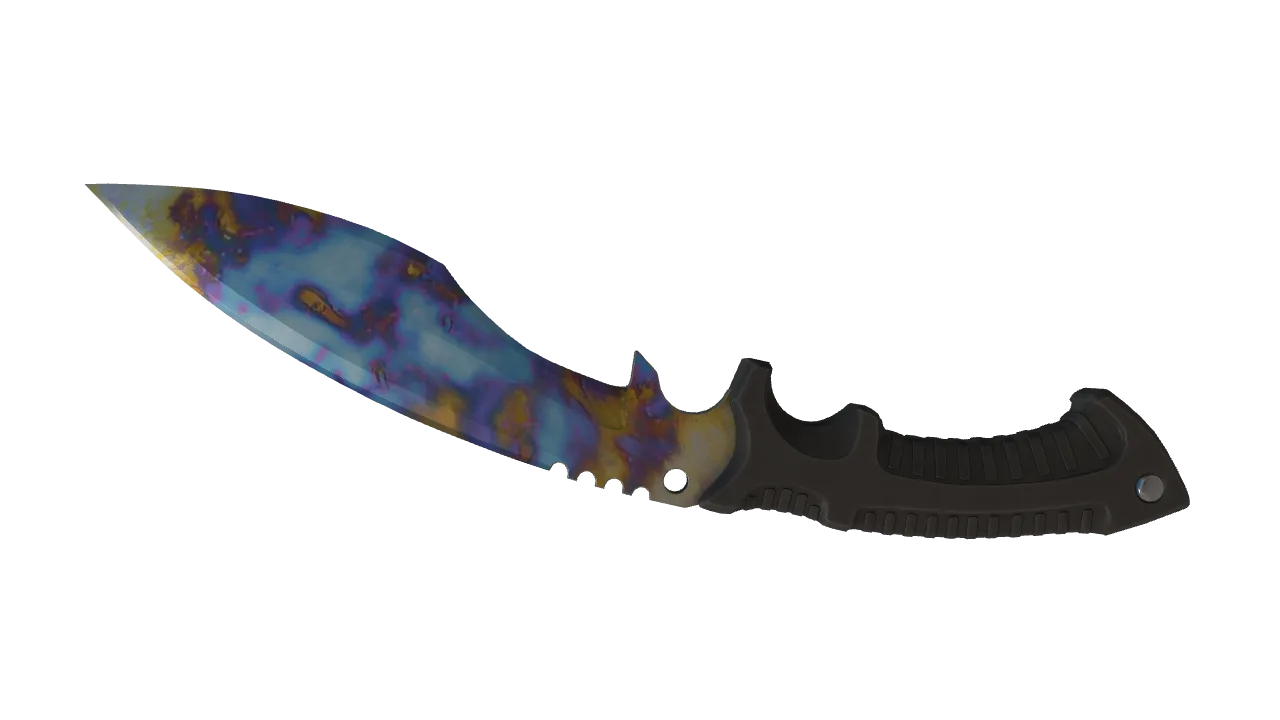 Kukri Knife | Case Hardened seed #918, back