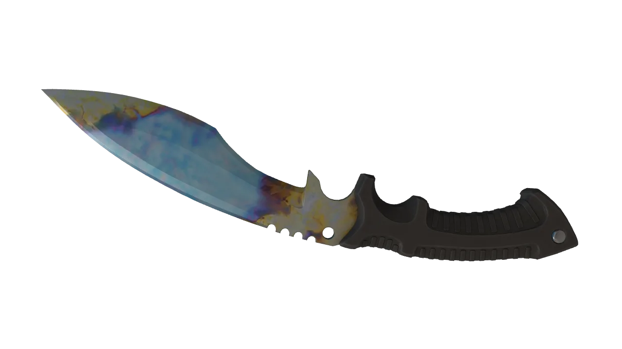 Kukri Knife | Case Hardened seed #919, back