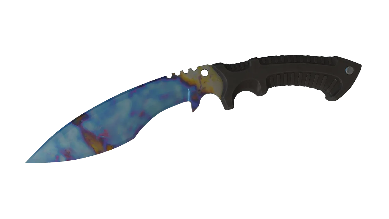 Kukri Knife | Case Hardened seed #92, front