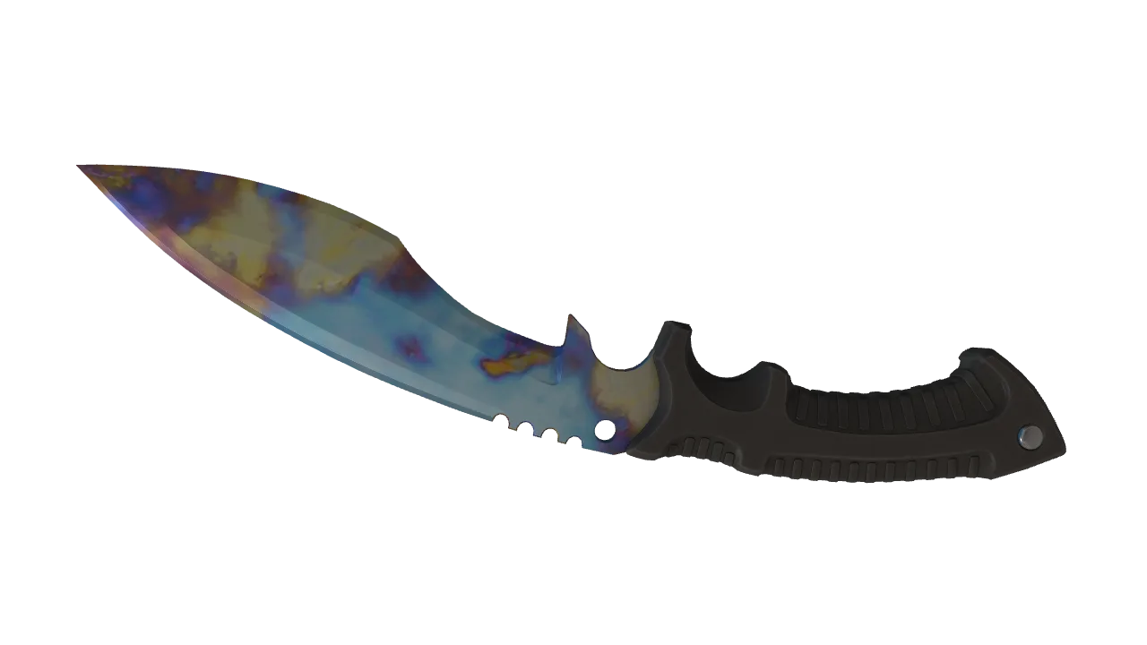 Kukri Knife | Case Hardened seed #924, back