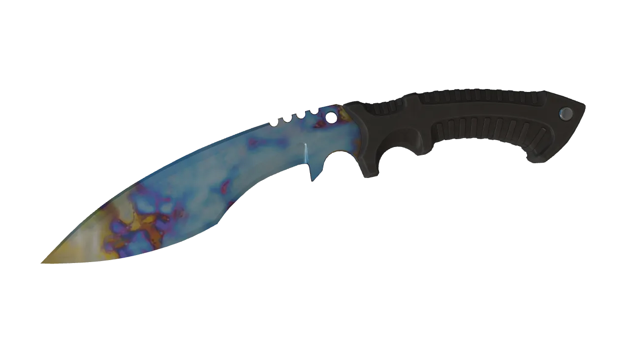 Kukri Knife | Case Hardened seed #924, front
