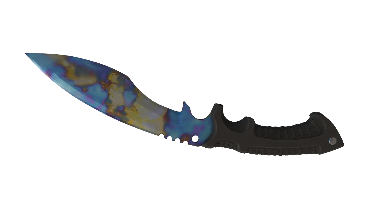 Kukri Knife | Case Hardened seed #942, back