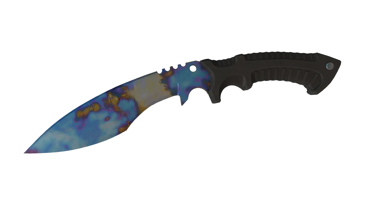Kukri Knife | Case Hardened seed #942, front