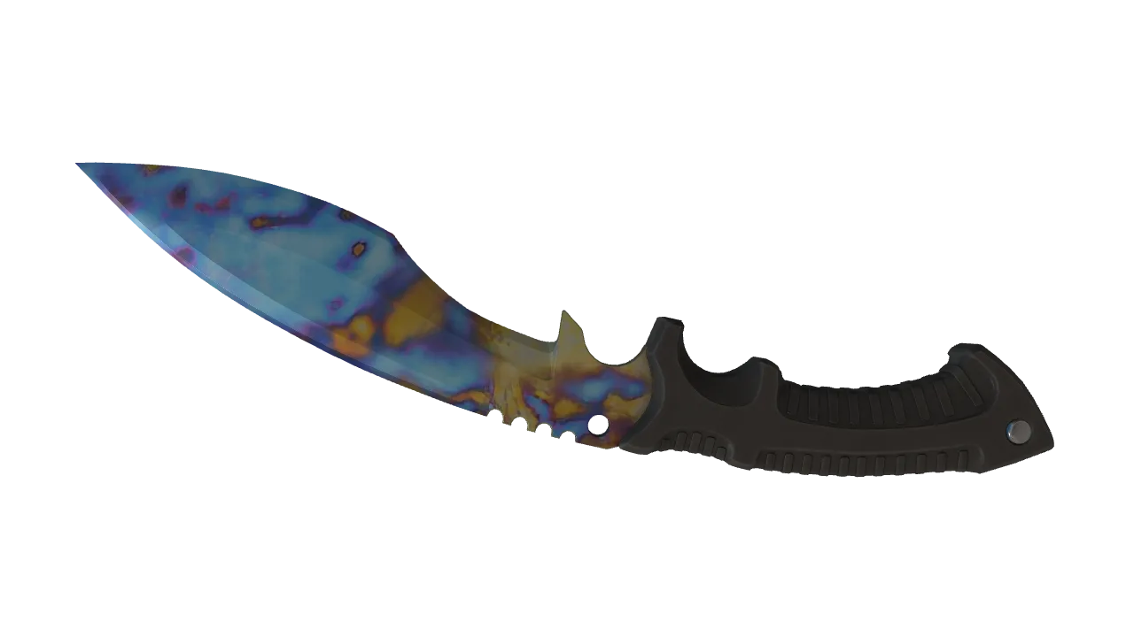 Kukri Knife | Case Hardened seed #953, back