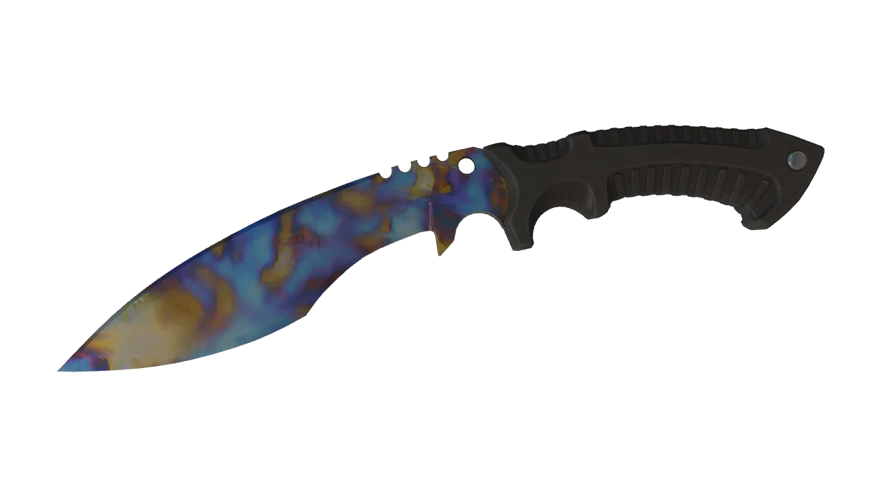 Kukri Knife | Case Hardened seed #953, front
