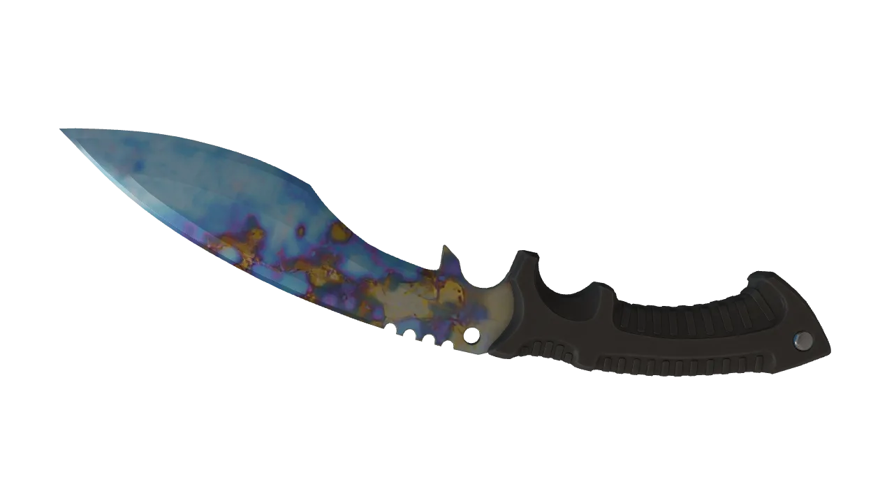 Kukri Knife | Case Hardened seed #961, back