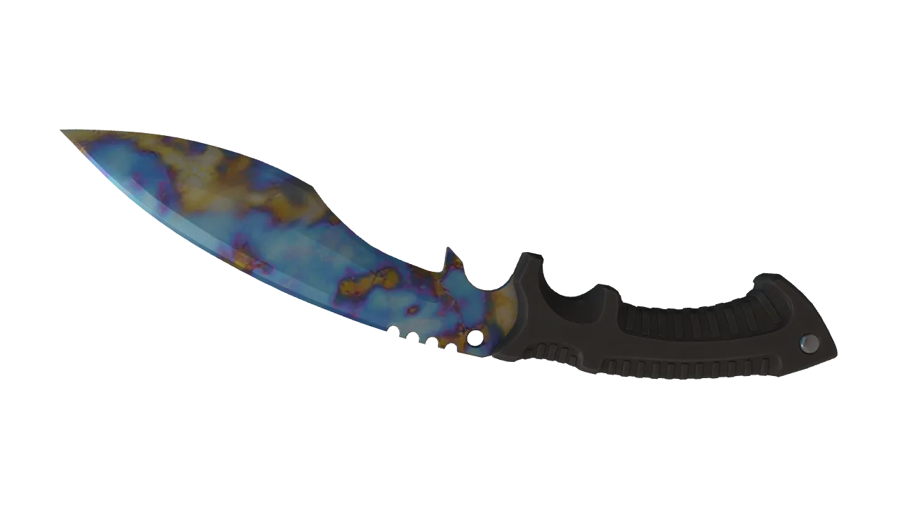 Kukri Knife | Case Hardened seed #964, back