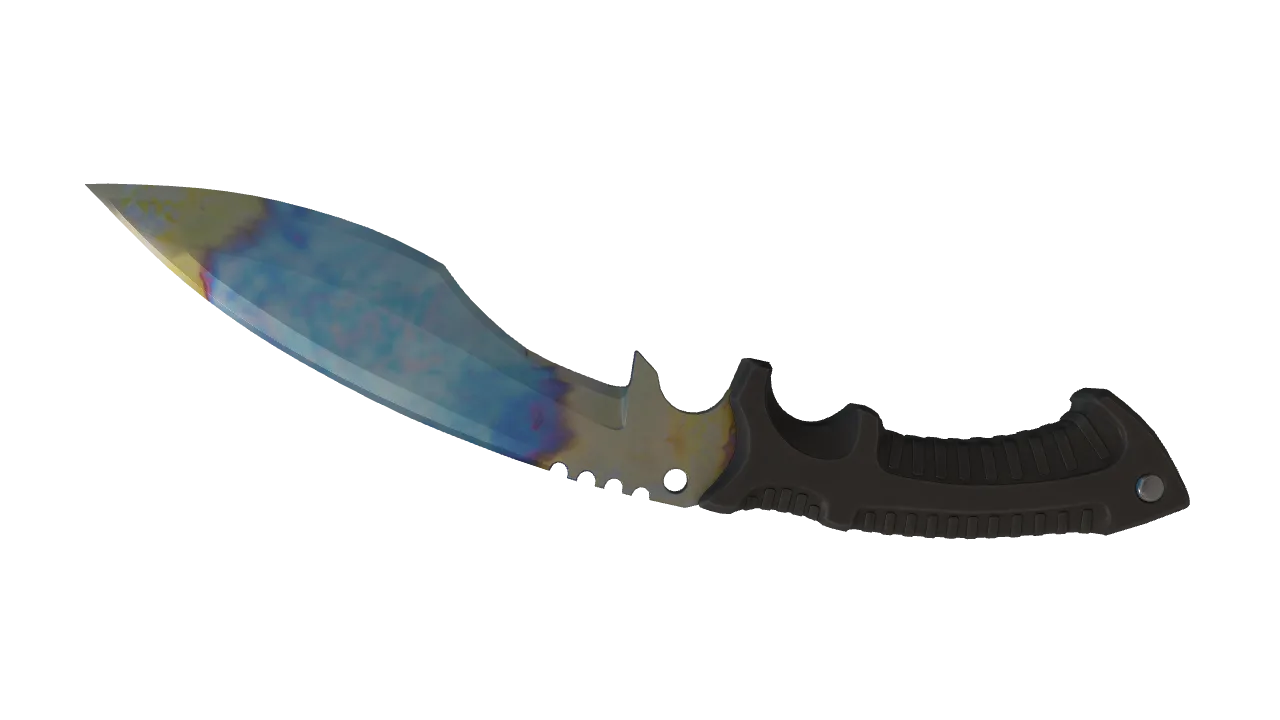 Kukri Knife | Case Hardened seed #989, back