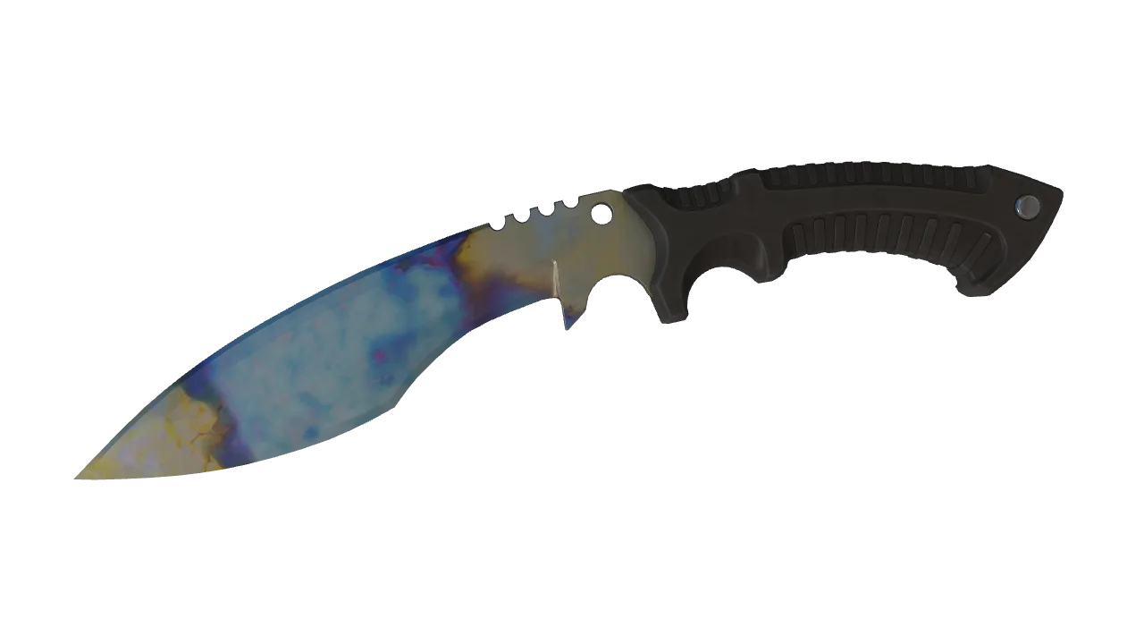 Kukri Knife | Case Hardened seed #989, front