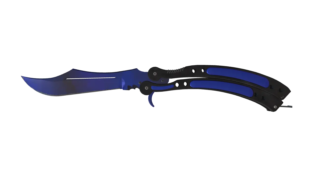 ★ Butterfly Knife | Doppler (Phase 4) (Factory New) — Dust II light, front